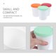 thumbnail image 4 of BRIGHTFUFU Cubos para comida reutilizables, cubos para helado caseros, cubos para Yogurt, almacenamiento de alimentos, 3 uds., 4 of 8