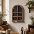thumbnail image 4 of perfecl Arched Window Chalkboard Menu Board with Shelf Erasable Wall Writing Panel for Cafe Restaurant Kitchen, 4 of 7