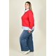 thumbnail image 4 of Sudadera combinada con bordado Roman Fashion /Tallas Extras, 5131 (Rojo) rojo 40, 4 of 7