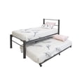 thumbnail image 1 of Cama Individual Tam-Mex con cama baja color Gris, 1 of 4