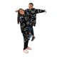 thumbnail image 5 of Sudadera Cobija Polar con Capucha Infantil Unitalla Negro, 5 of 7