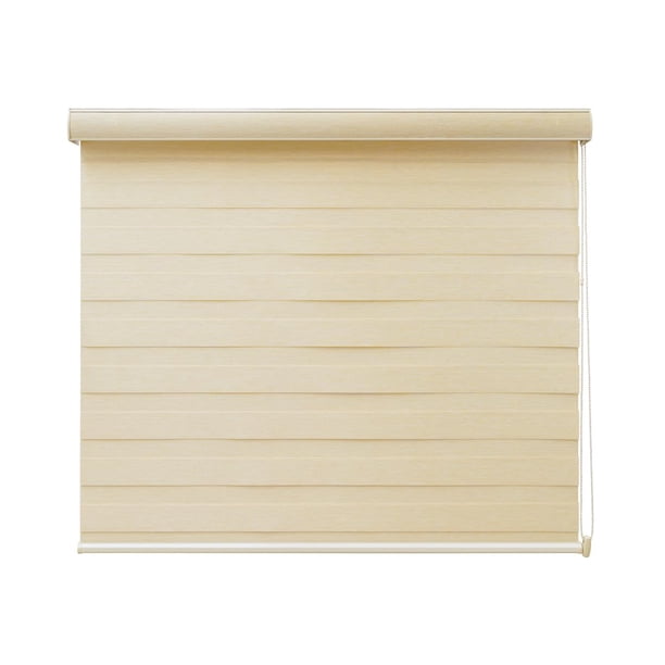DecoKing | Persiana para Ventana Furze Enrollable Horizontal 140cm ancho x 220cm alto Soft white