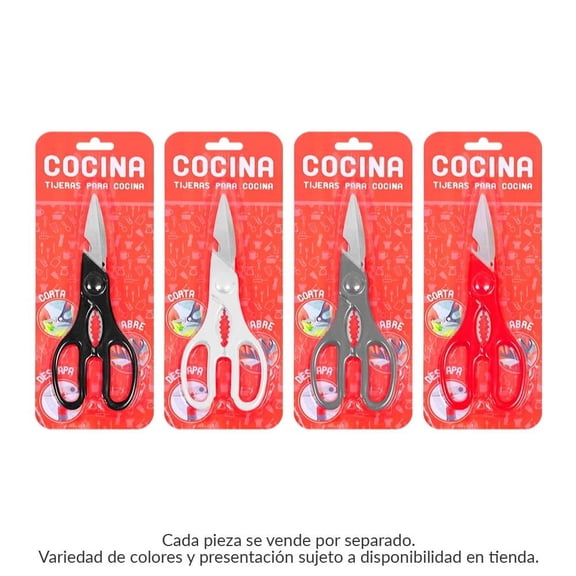 Tijeras para cocina Prichos varios colores 1 pza