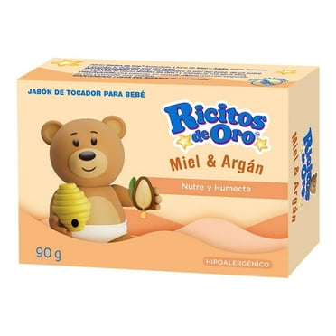 Jabón de tocador Ricitos de Oro miel y argán 90 g