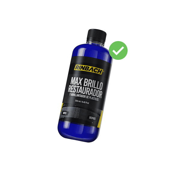 Max Brillo Restaurador y Abrillantador Plásticos 250ml Rinbach
