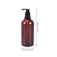 thumbnail image 2 of KALLORY 2Ud De Botella Marrón Para Shampoo En Pet Y PP Ideal Para Mezclas Y Líquidos, 2 of 8