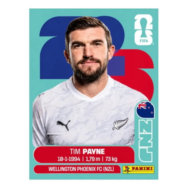 Album Panini Mundial Fifa 2026 Stickers Nzl De Nueva Zelanda