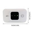 thumbnail image 3 of Hotspot móvil 4G Enrutador de Internet inalámbrico portátil | Dispositivo de red de bolsillo WiFi LTE de alta velocidad de 150 Mbps | Admite hasta 10 usuarios | 72 horas en espera | Ranura SIM |, 3 of 9
