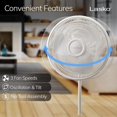 thumbnail image 3 of Ventilador de Pie Oscilante Lasko 2520 16 Pulgadas Blanco, 3 of 5