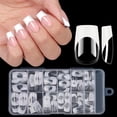 thumbnail image 1 of Uñas postizas, uñas postizas, regalos para mujeres, uñas postizas súper largas, uñas postizas 120 de uñas postizas súper largas con forma de pipa de agua, uñas pegadas para mujeres y niñas, puntas de, 1 of 4