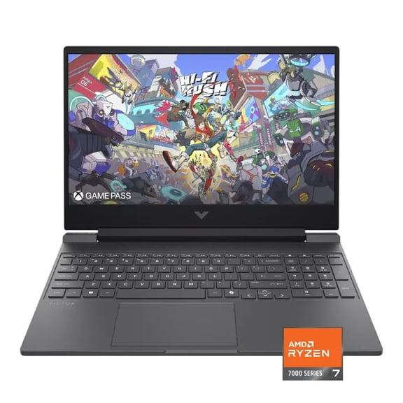 Laptop Gamer HP Victus NVIDIA GeForce RTX 4050 AMD Ryzen 7 7445HS 16GB RAM 512GB SSD 15.6" Windows 11 Home Teclado en Ingles