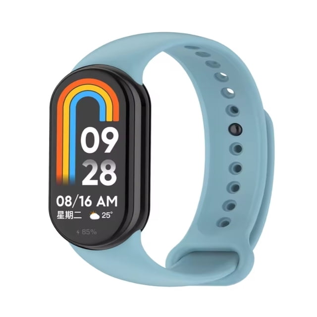 Correa de Silicona para Xiaomi Mi Band 8, Premium, Deportiva, Resistente al Agua