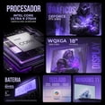 thumbnail image 2 of Laptop AI PC Gamer ASUS ROG Strix GeForce RTX 5060 8GB Core Ultra 9 275HX NPU 32GB DDR5 1TB SSD 18" WQXGA 240Hz Teclado Ingles, 2 of 6