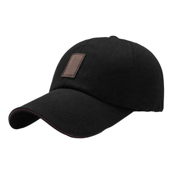 GOOHOCHY 1 gorra de béisbol deportiva transpirable con visera para hombre (negra)