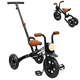 thumbnail image 1 of Triciclo 3 en 1 para Niños con Bastón, Bici y Bicicleta de Balance Plegable Torreta con Luz Soporta hasta 25 kg - Negro, 1 of 8