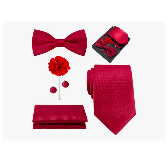 Juego De Corbatas De Gemelos Xtellar Para Hombre Caja De Regalo