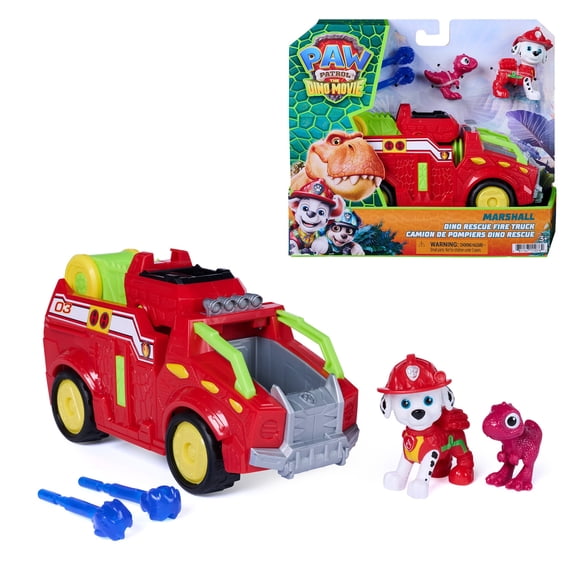 Vehículo de Juguete Temático Paw Patrol Dino Película Marshall