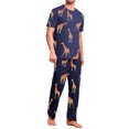 thumbnail image 2 of Conjunto De Pijama Shendy Vendy 2 Piezas Para Hombre Elegante Camisa Pantalon, 2 of 4