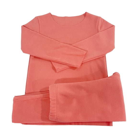 Minnieouse Ropa interior térmica para niños, ropa adelgazante, pijama sin costuras, camisa cálida de invierno frío, pantalones cálidos para Pijama 130cm