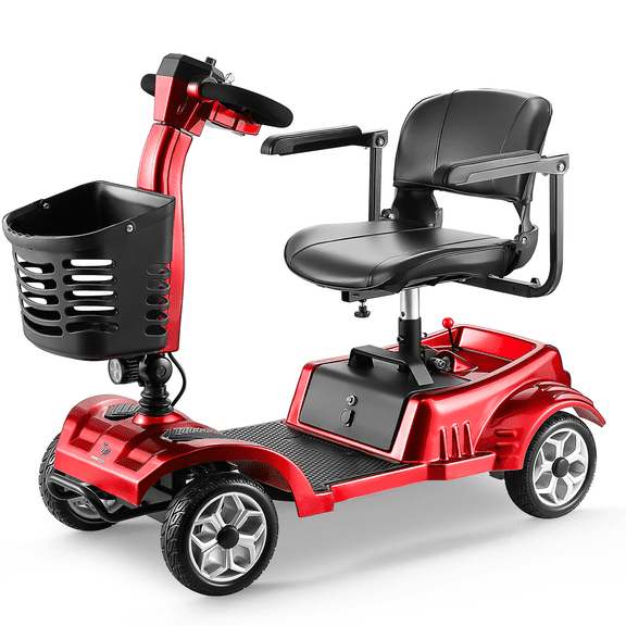Scooter Eléctrico para Adultos Mayores Honey Whale MZ023 Rojo