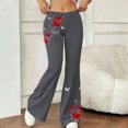 thumbnail image 1 of TaTaai Women's Loose Comfortable Flared Wide Leg Yoga Pants Fashion Casual Sports Fitness Trousers Soft Breathable All Match Daily Wear Gift, 1 of 7