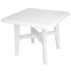 thumbnail image 1 of Mesa Cuadrada de Plástico de 90 x 90 cm con Cruceta Blanco, 1 of 2