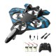 thumbnail image 4 of Avión de control remoto, avión de ala fija, modelo de caza, helicóptero ligero Azul con 3 pilas, 4 of 7