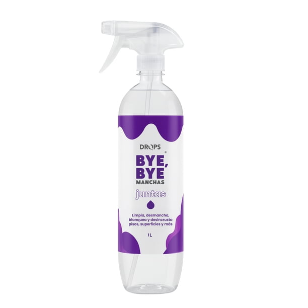 Drops Desmanchador de Boquilla 1000ml. Quita Sarro. Drops Desmanchador de Juntas. Desmanchador de Pisos. Removedor de Sarro Baño. Cerámica, Baldosa, Azulejos, Vitropiso para casa. Biodegradable