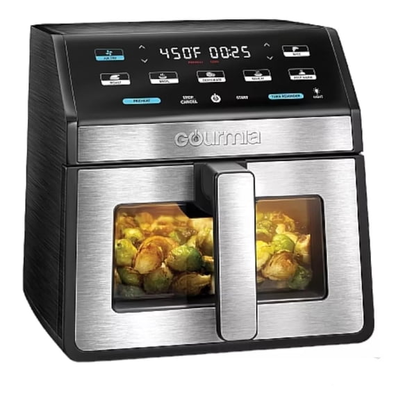GOURMIA Digital Air Fryer, 7.5 Liter with Window and Light, Mod. GAF858