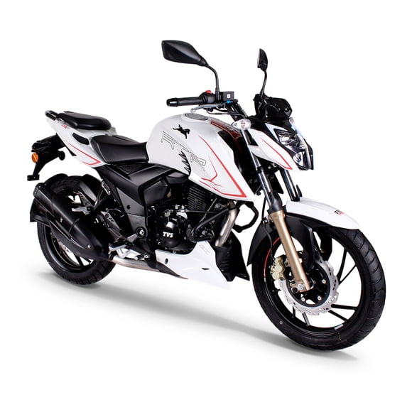 Motocicleta Deportiva TVS RTR 200 4V 2026 Blanco