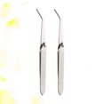thumbnail image 1 of FELTECHELECTR 2Ud Pinzas De Inoxidable Para Nail Art Herramienta Color Plata, 1 of 8