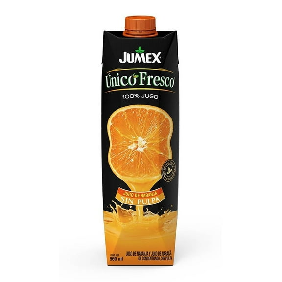 Jugo Jumex Único Fresco de naranja sin pulpa 960 ml