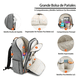 thumbnail image 3 of Mochila Impermeable Malubero Para Pañales De Bebé gris Malu1317, 3 of 4