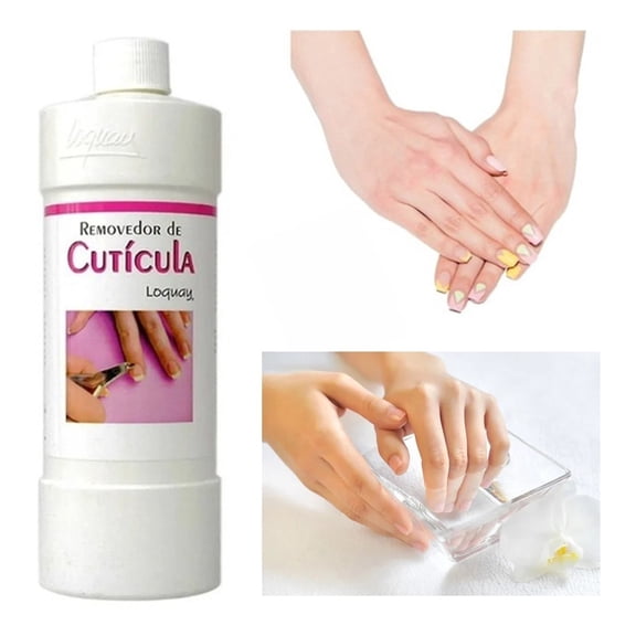 Removedor Ablandador De Cutícula Manicura Loquay 1 Litro
