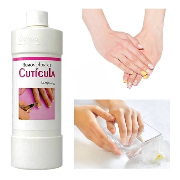 Removedor Ablandador De Cutícula Manicura Loquay 1 Litro