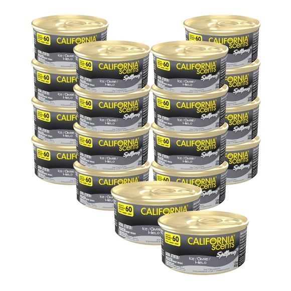 18 Aromatizantes Auto CaliforniaScents Ice 60 Días Aroma