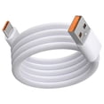 thumbnail image 2 of Cable tipo C de 66 W, cable de datos de 6 A, carga rápida, puerto naranja elástico. Longitud 2M, 2 of 8