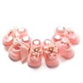 thumbnail image 2 of 1 par de calcetines de algodón para bebé, niña, recién nacida, con lazo de flores y encaje, talla M (rosa, estilo aleatorio)., 2 of 7