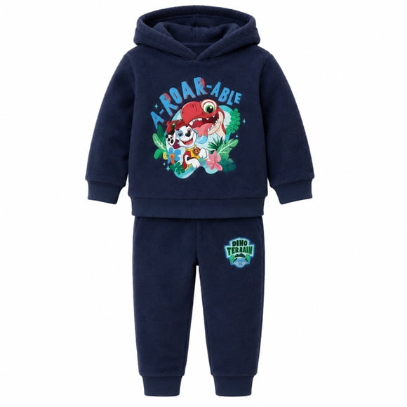 Conjunto Paw Patrol Paramount para Bebé, Capucha Manga Larga Marino Talla 2, 2Piezas