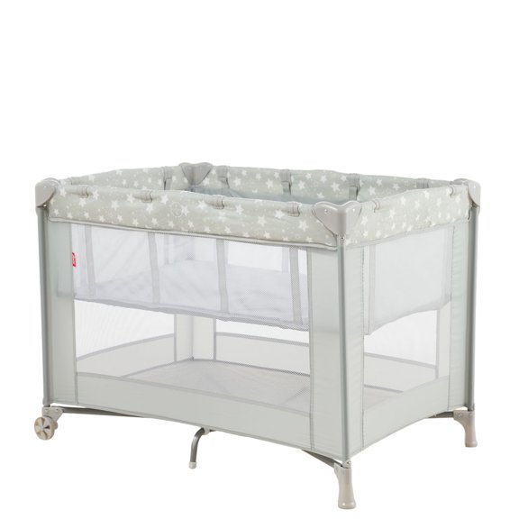 Mini Cuna Toto Gris
