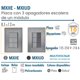 thumbnail image 2 of Placas de Pared Inoxium3EOxford 1Pza Apagador Escalerax3 125-250VCA 10A 50/60Hz Plateado/Oxford Acero Inoxidable/PC., 2 of 3