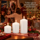 thumbnail image 5 of Set de 3 Velas Blancas Decorativas Centro de Mesa Navideño, 5 of 5