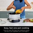 thumbnail image 4 of Reacondicionado Cocina multiusos Ninja Foodi, 6,5 L, 6 en 1, acero inoxidable/blanco, 4 of 9