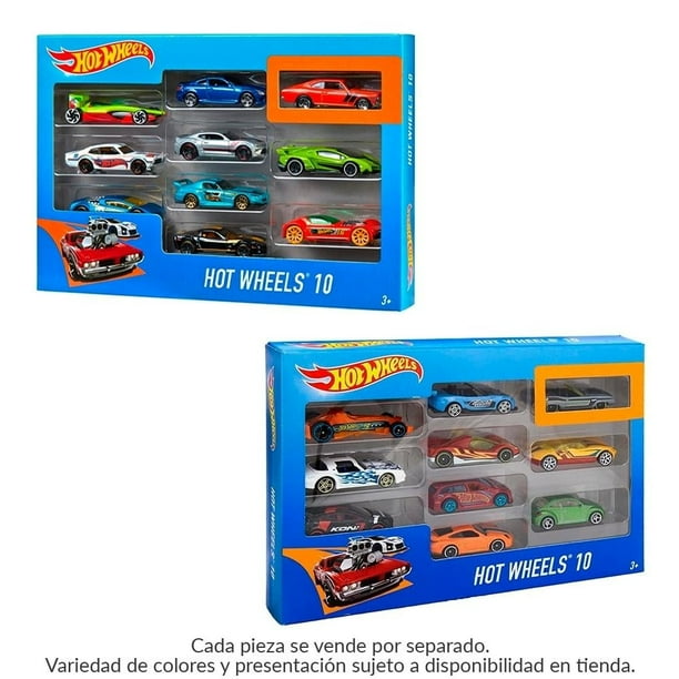 Set de Vehículos de Juguete Hot Wheels 10 Pack Varios Modelos 1 Set