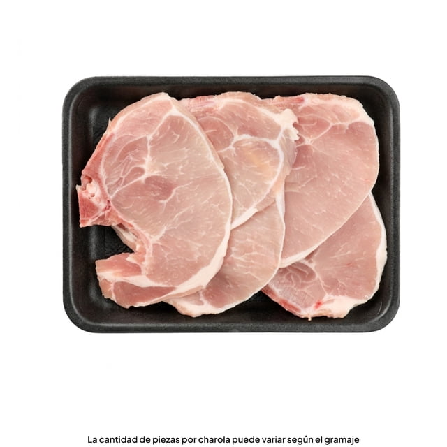 Chuleta de Cerdo Natural Peso Aprox por Charola 700 a 800 g