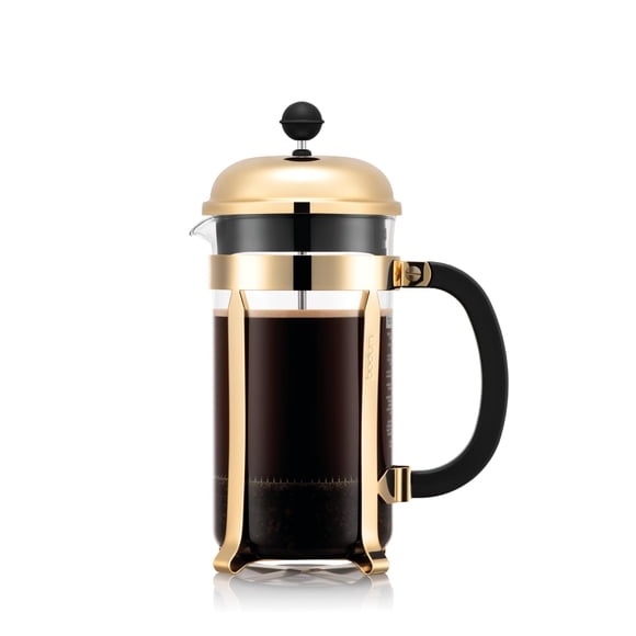 Cafetera francesa Bodum Chambord de vidrio de alta temperatura de 1 litro