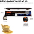 thumbnail image 4 of Báscula Comercial Digital Lcd 40 Kg Recargable Tecla Tara, 4 of 6