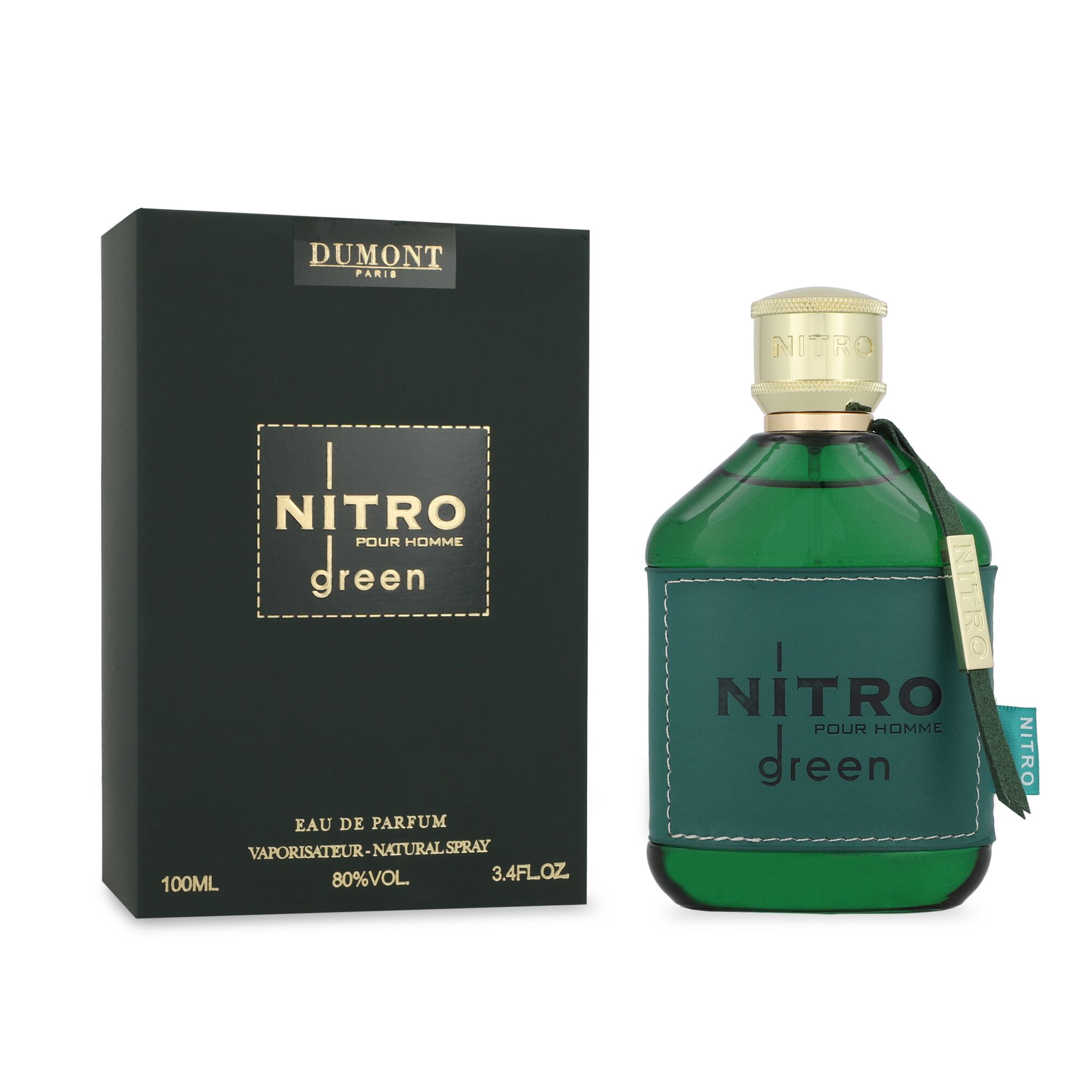 Nitro Green Pour Homme Dumont Eau De Parfum Spray 3.4 Oz