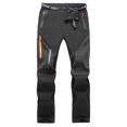 thumbnail image 1 of Ceisia Gift Men's Winter Casual Pants - Faddish Solid Patchwork Sports Zipper Pockets Trousers, 1 of 2