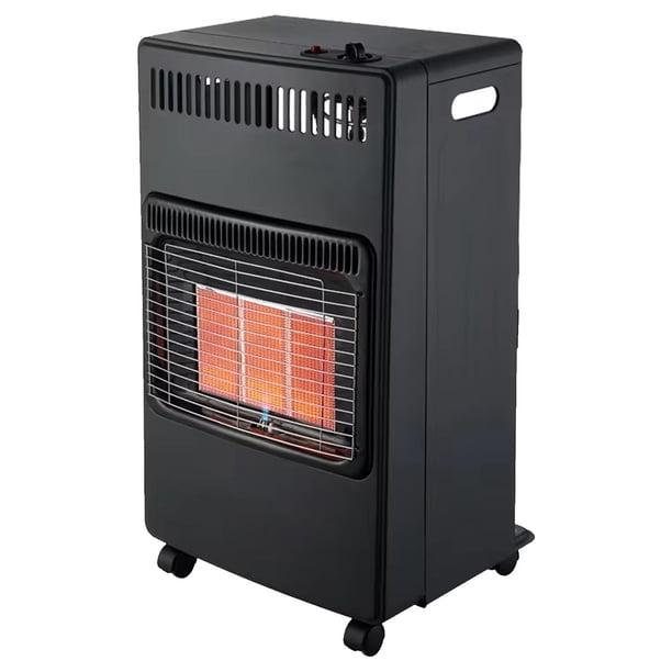 Calefactor Portátil EconoWarmTank VentDepot 3 Pzas 14330Btus 4200W Gas LP Control Manual Infrarrojo Con Tanque Manguera